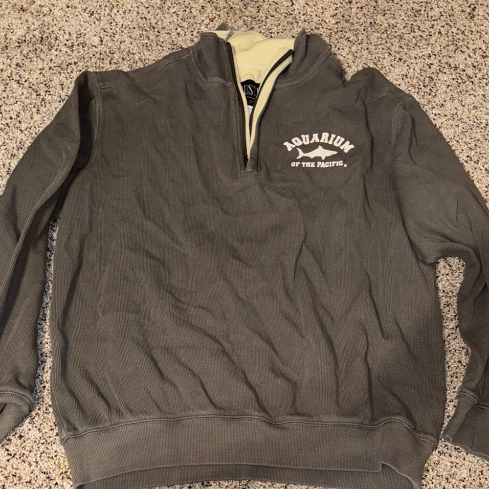 Aquarium of the Pacific Gray Men's Sweater